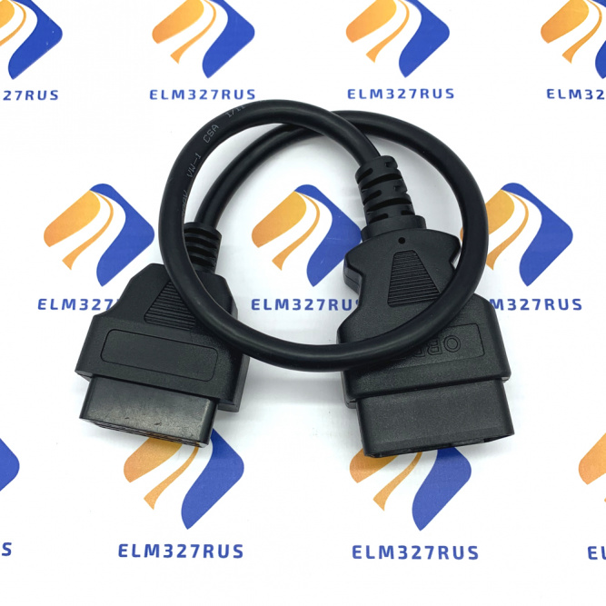 Удлинитель OBD2, длина 20 см.