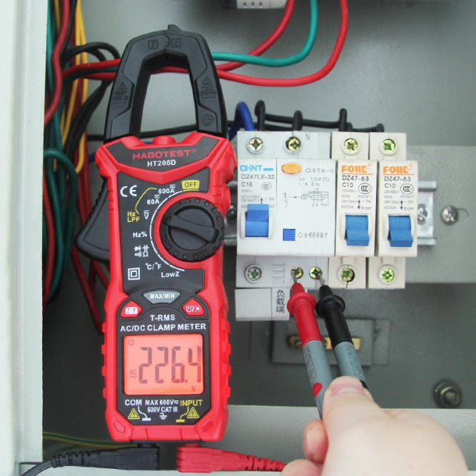 Токовые клещи Habotest HT206D